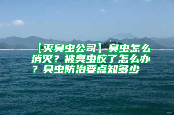 【滅臭蟲公司】臭蟲怎么消滅?被臭蟲咬了怎么辦?臭蟲防治要點知多少