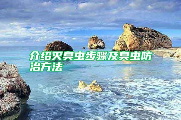 介紹滅臭蟲(chóng)步驟及臭蟲(chóng)防治方法