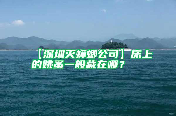 【深圳滅蟑螂公司】床上的跳蚤一般藏在哪？