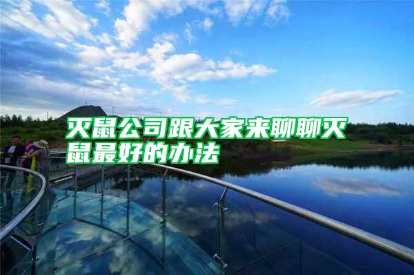 滅鼠公司跟大家來(lái)聊聊滅鼠最好的辦法