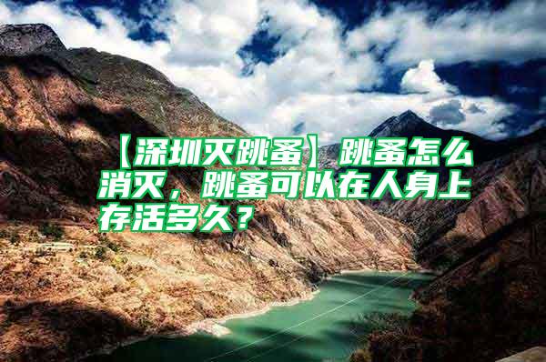 【深圳滅跳蚤】跳蚤怎么消滅，跳蚤可以在人身上存活多久？