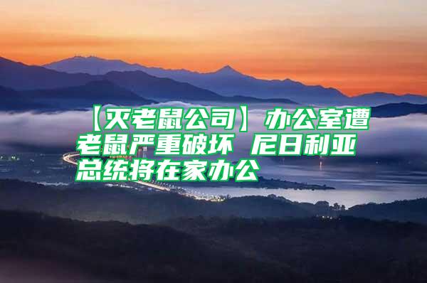 【滅老鼠公司】辦公室遭老鼠嚴(yán)重破壞 尼日利亞總統(tǒng)將在家辦公